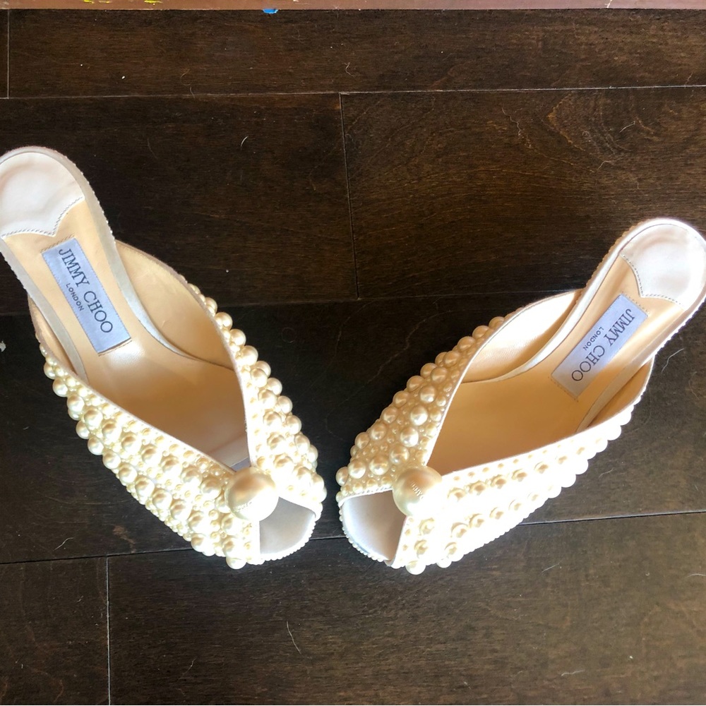 Jimmy Choo Samantha Pearl mules